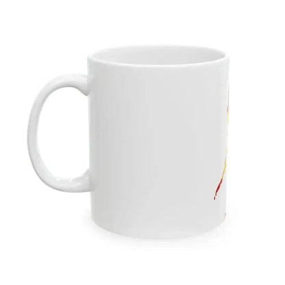 Flag map of the Philippines Spain17851873 1875-1931 (Philippines) White Coffee Mug - Go Mug Yourself