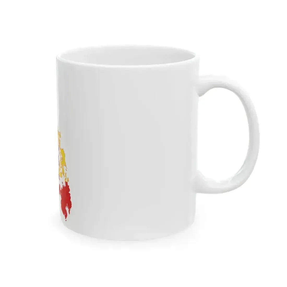 Flag map of the Philippines Spain17851873 1875-1931 (Philippines) White Coffee Mug - Go Mug Yourself