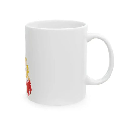 Flag map of the Philippines Spain17851873 1875-1931 (Philippines) White Coffee Mug - Go Mug Yourself