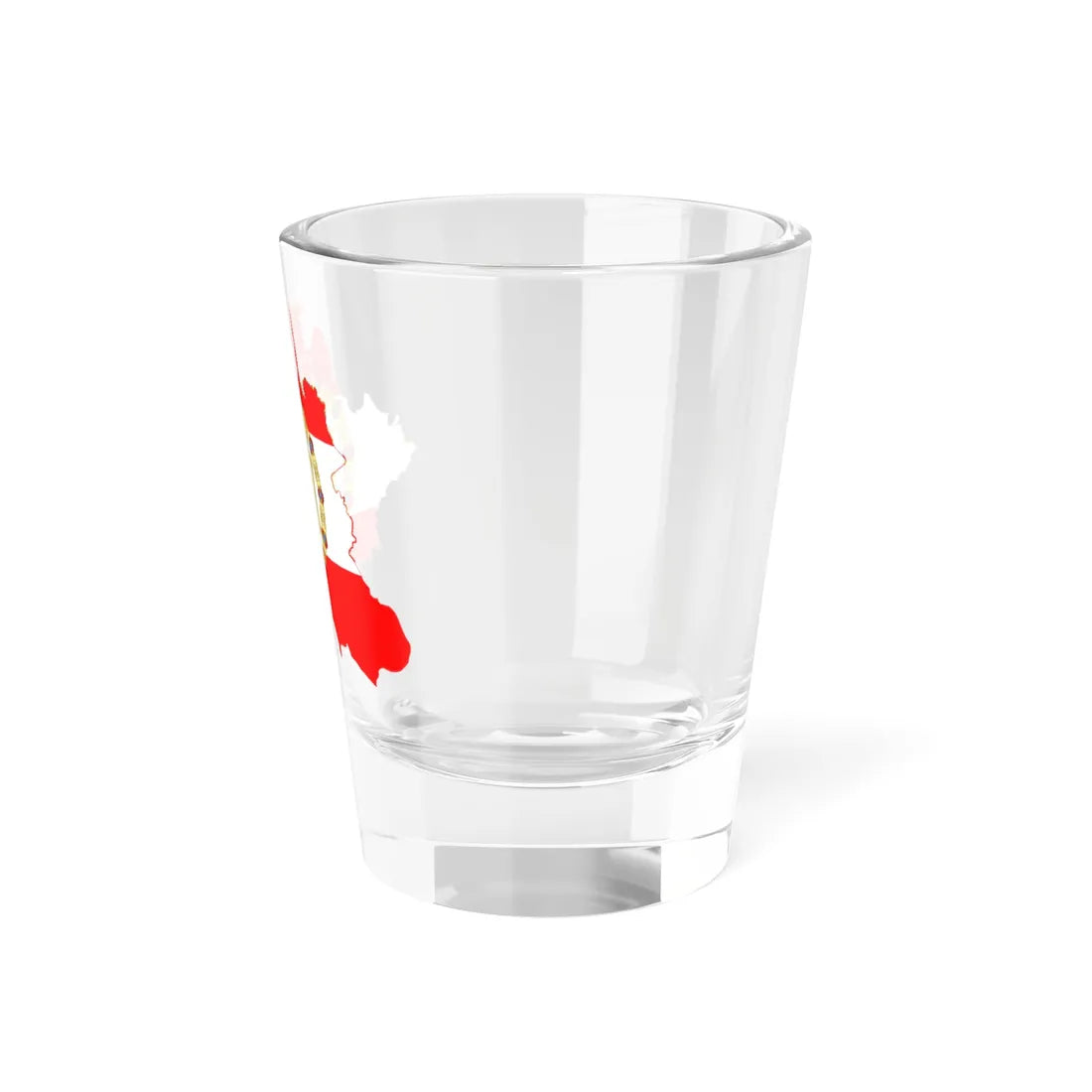 Flag-map of the PolishLithuanian Commonwealth (Poland) Shot Glass 1.5oz - Go Mug Yourself