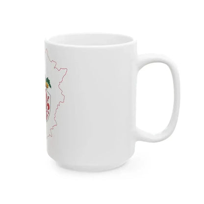 Flag map of the Province of Florence (Italy) White Coffee Mug - Go Mug Yourself