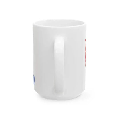 Flag map of the Province of Taranto (Italy) White Coffee Mug - Go Mug Yourself