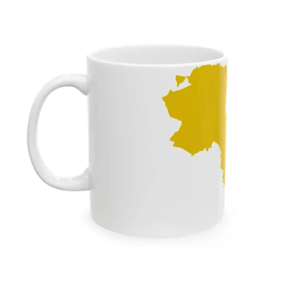Flag map of the Province of Terni (Italy) White Coffee Mug - Go Mug Yourself