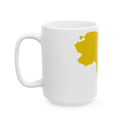 Flag map of the Province of Terni (Italy) White Coffee Mug - Go Mug Yourself