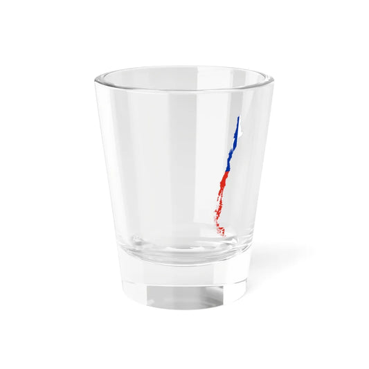 Flag-map of the Republic of Chile (Chile) Shot Glass 1.5oz 1.5oz - Go Mug Yourself