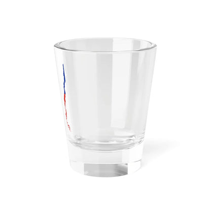 Flag-map of the Republic of Chile (Chile) Shot Glass 1.5oz - Go Mug Yourself