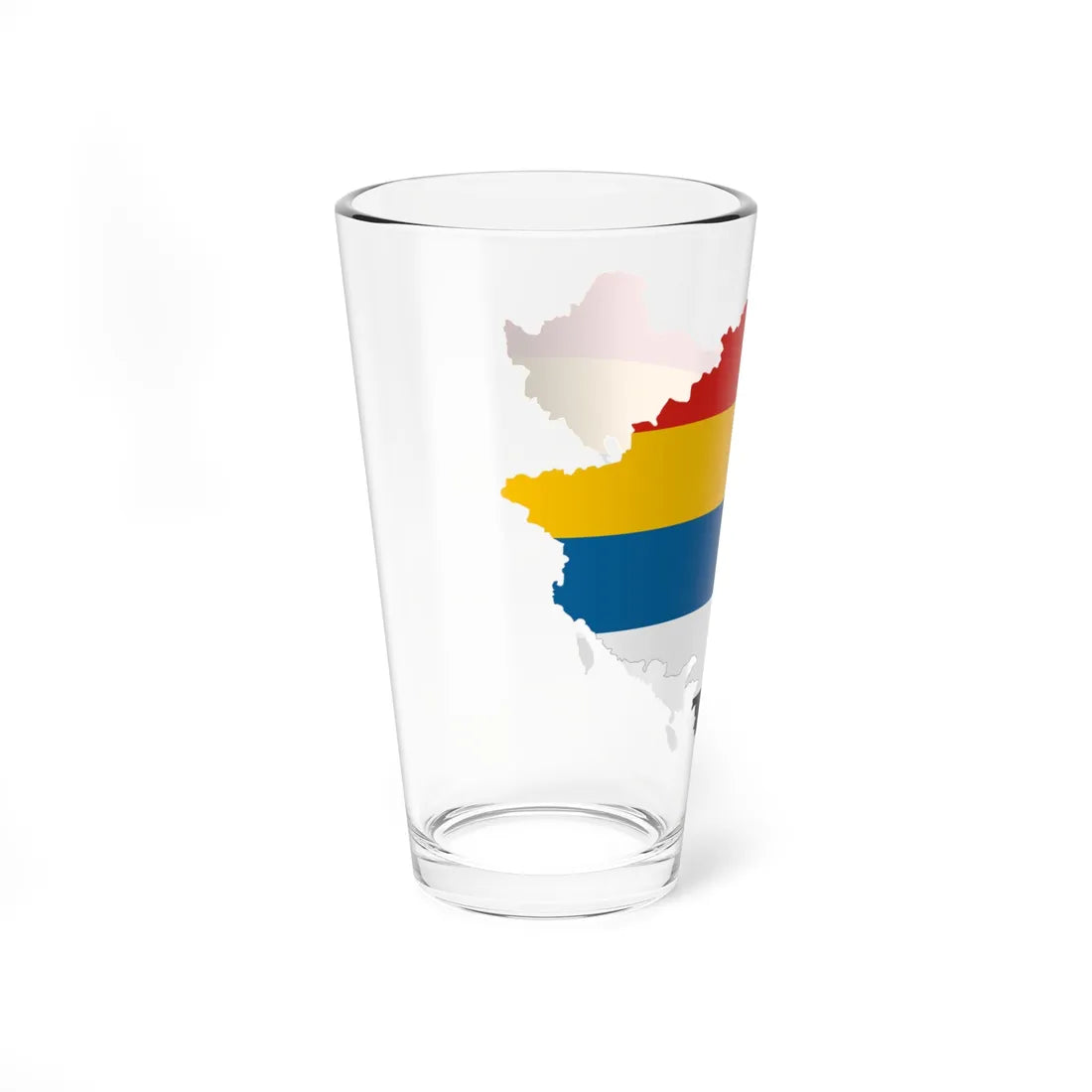 Flag map of the Republic of China Beiyang Government (China) Pint Glass 16oz - Go Mug Yourself