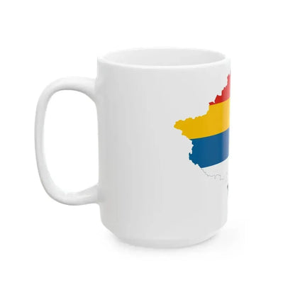 Flag map of the Republic of China Beiyang Government (China) White Coffee Mug - Go Mug Yourself