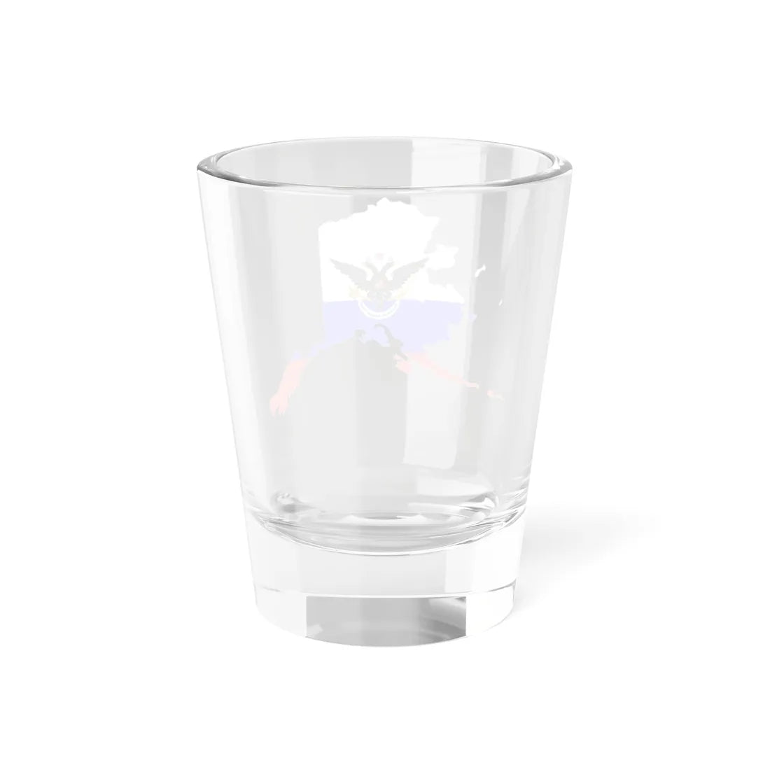 Flag-map of the Russian-American Company (Russia) Shot Glass 1.5oz - Go Mug Yourself
