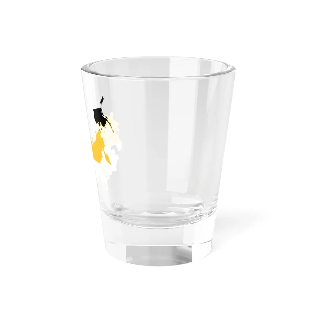 Flag-map of the Russian Empire 1866 (Russia) Shot Glass 1.5oz - Go Mug Yourself