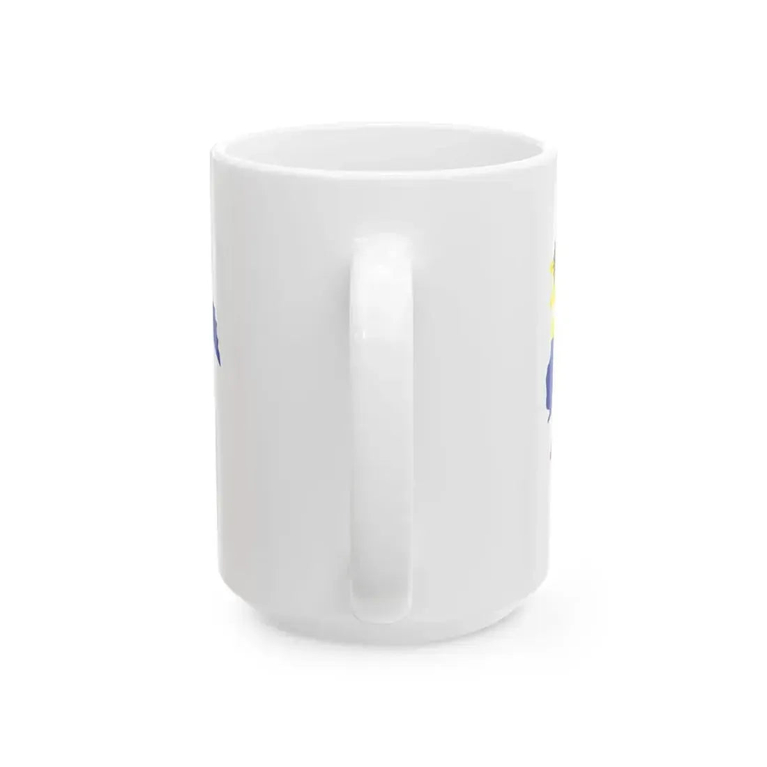 Flag-map of the Russian Empire flag for private use (Russia) White Coffee Mug - Go Mug Yourself