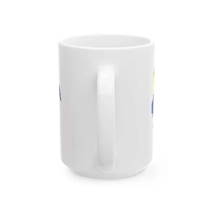 Flag-map of the Russian Empire flag for private use (Russia) White Coffee Mug - Go Mug Yourself