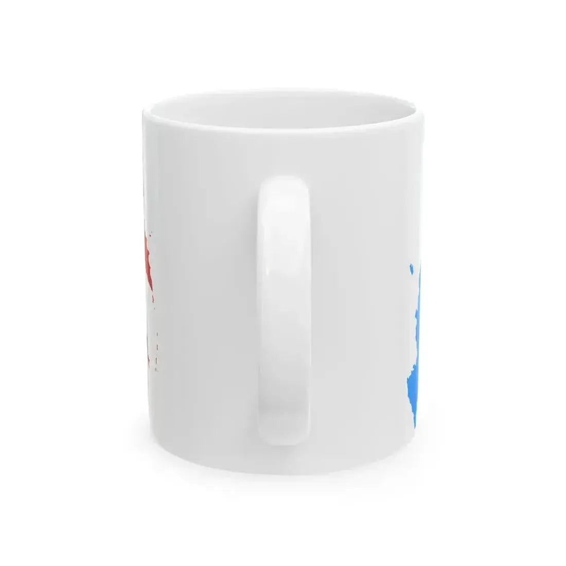 Flag map of the Russian SFSR 1956-1991 (Russia) White Coffee Mug - Go Mug Yourself