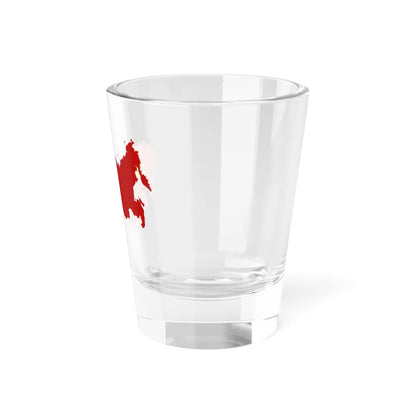 Flag-map of the Soviet Union 1939-1941 (Russia) Shot Glass 1.5oz - Go Mug Yourself