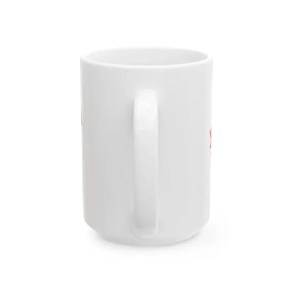 Flag-map of the Soviet Union 1945-1955 (Russia) White Coffee Mug - Go Mug Yourself