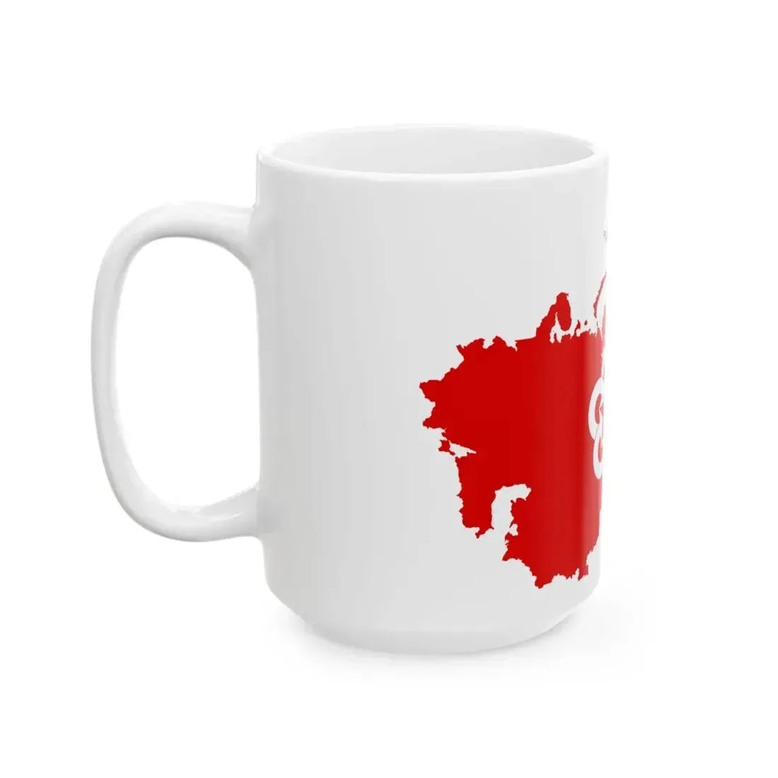 Flag-map of the Soviet Union Comecon (Russia) White Coffee Mug - Go Mug Yourself