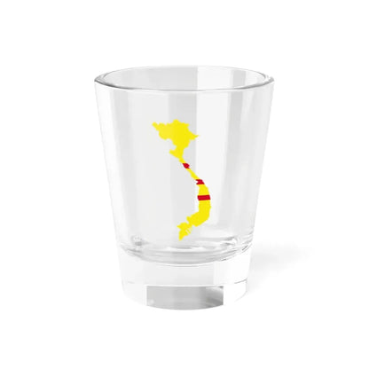 Flag map of the State of Vietnam (Vietnam) Shot Glass 1.5oz 1.5oz - Go Mug Yourself
