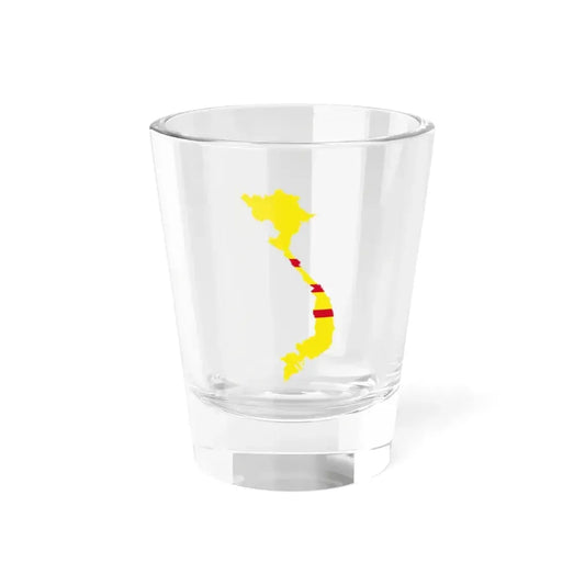 Flag map of the State of Vietnam (Vietnam) Shot Glass 1.5oz 1.5oz - Go Mug Yourself