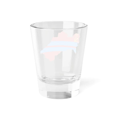 Flag map of the Turkmen SSR 1953-1991 Flag map of Turkmenistan 19911992 (Turkmenistan) Shot Glass 1.5oz - Go Mug Yourself