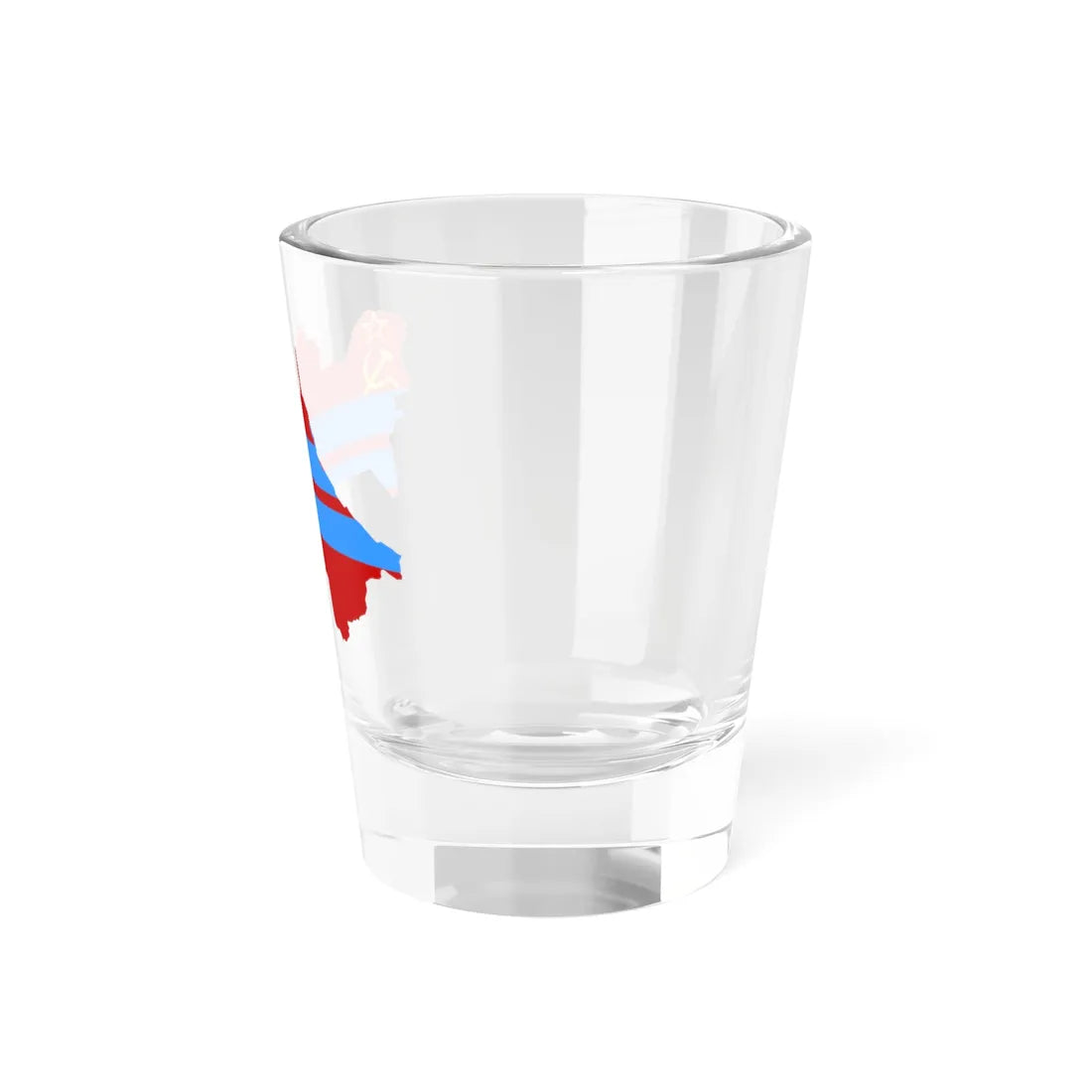 Flag map of the Turkmen SSR 1953-1991 Flag map of Turkmenistan 19911992 (Turkmenistan) Shot Glass 1.5oz - Go Mug Yourself