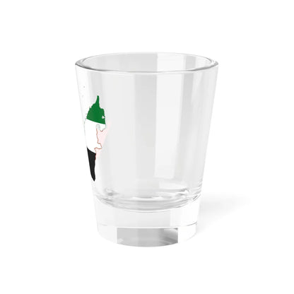 Flag map of the United Arab Emirates (United Arab Emirates) Shot Glass 1.5oz - Go Mug Yourself