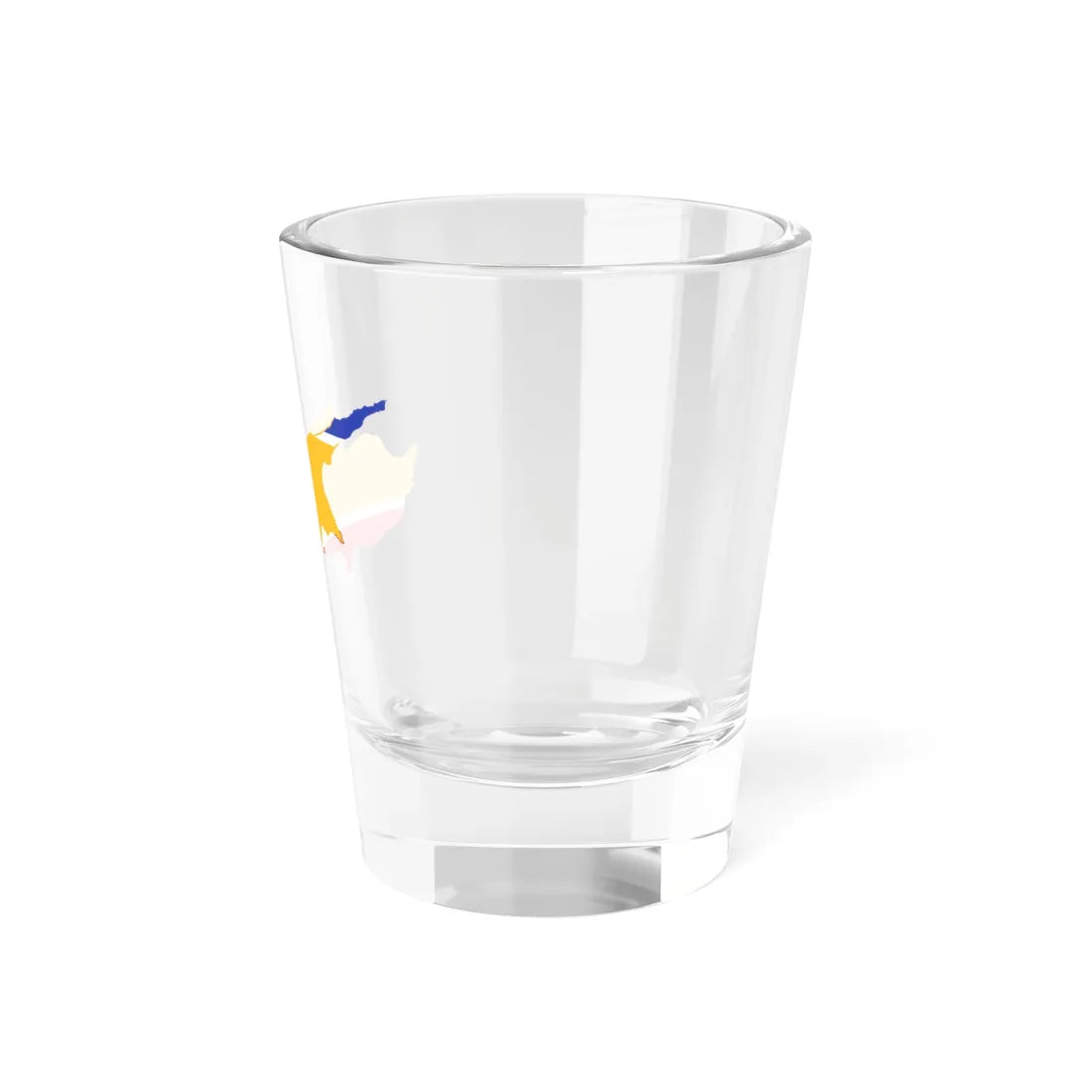 Flag-map of the United Cyprus Republic (Cyprus) Shot Glass 1.5oz - Go Mug Yourself