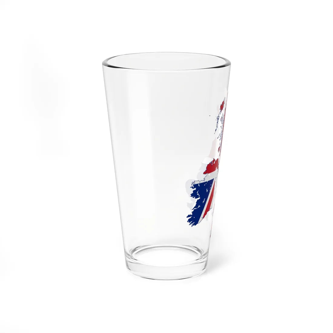 Flag map of the United Kingdom 1801-1922 reduced map (United Kingdom) Pint Glass 16oz - Go Mug Yourself