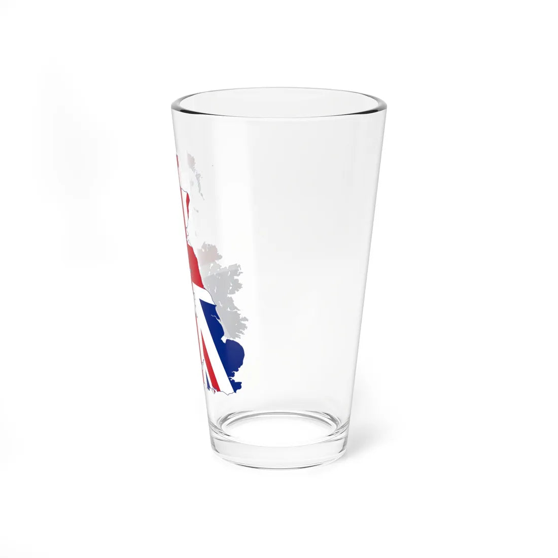 Flag map of the United Kingdom 1801-1922 reduced map (United Kingdom) Pint Glass 16oz - Go Mug Yourself
