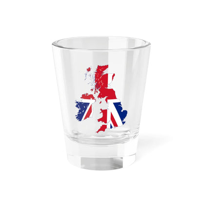 Flag map of the United Kingdom 1801-1922 reduced map (United Kingdom) Shot Glass 1.5oz 1.5oz - Go Mug Yourself