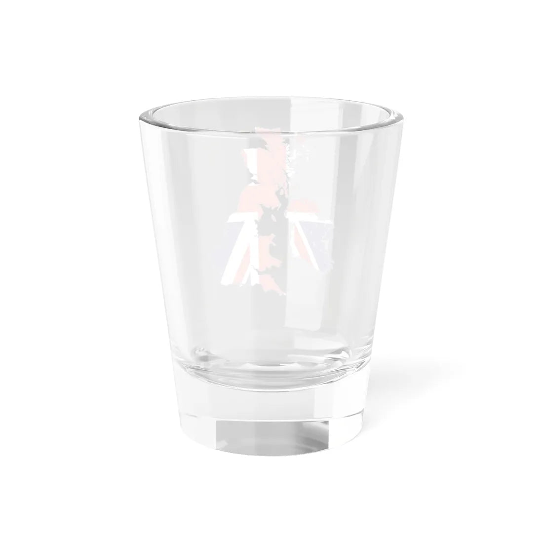 Flag map of the United Kingdom 1801-1922 reduced map (United Kingdom) Shot Glass 1.5oz - Go Mug Yourself