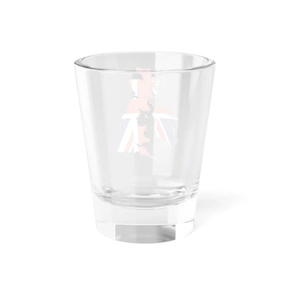 Flag map of the United Kingdom 1801-1922 reduced map (United Kingdom) Shot Glass 1.5oz - Go Mug Yourself