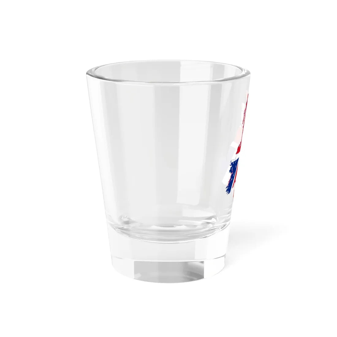 Flag map of the United Kingdom 1801-1922 reduced map (United Kingdom) Shot Glass 1.5oz - Go Mug Yourself