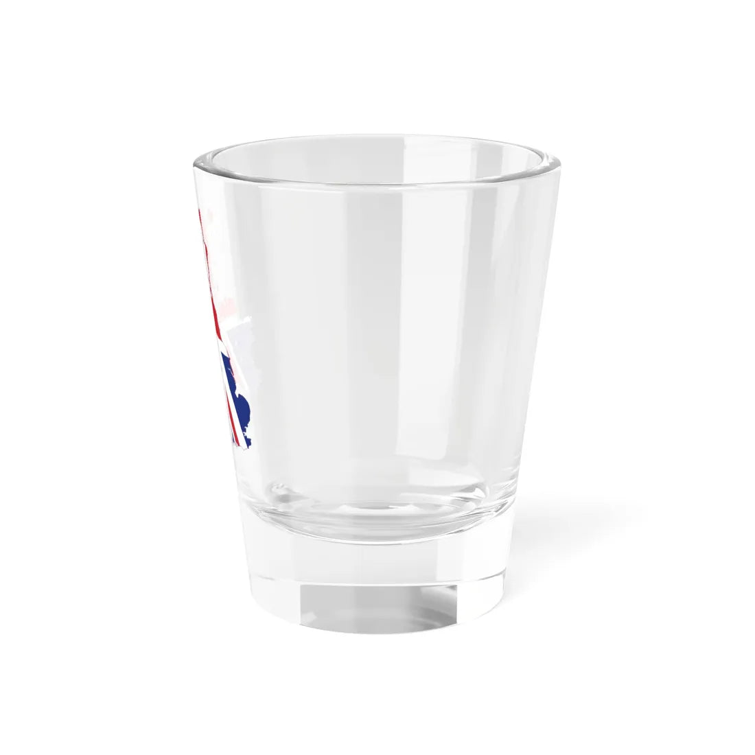 Flag map of the United Kingdom 1801-1922 reduced map (United Kingdom) Shot Glass 1.5oz - Go Mug Yourself