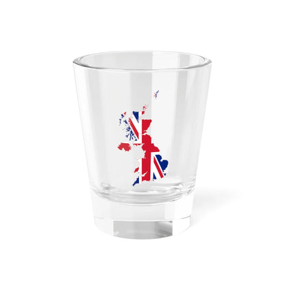 Flag-map of the United Kingdom (United Kingdom) Shot Glass 1.5oz 1.5oz - Go Mug Yourself