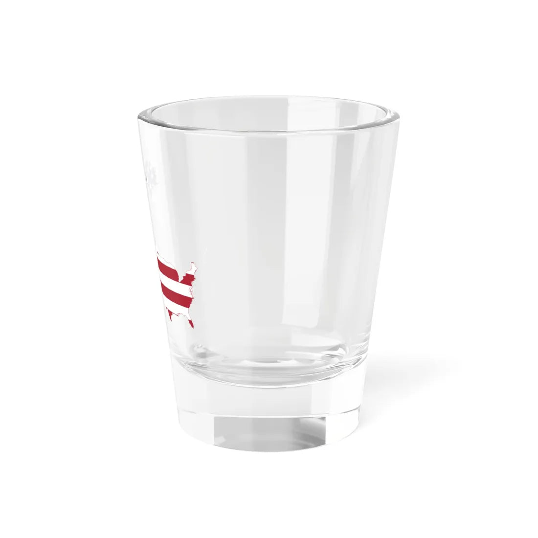 Flag-map of the United States 50 states (United States) Shot Glass 1.5oz - Go Mug Yourself