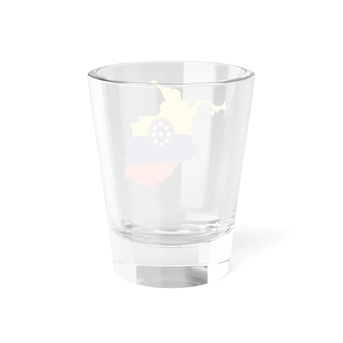 Flag-map of the United States of Colombia (Panama) Shot Glass 1.5oz - Go Mug Yourself