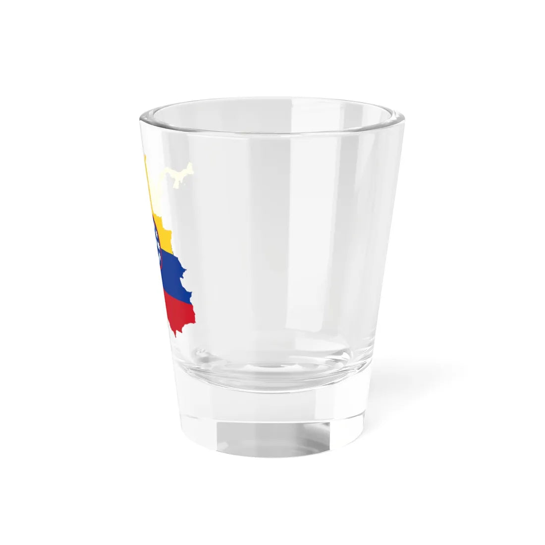 Flag-map of the United States of Colombia (Panama) Shot Glass 1.5oz - Go Mug Yourself