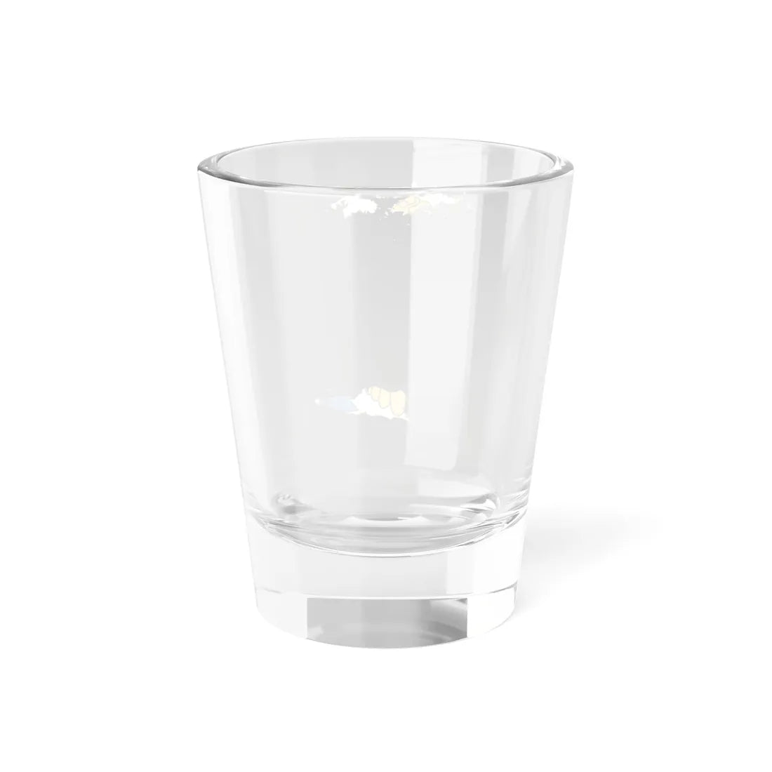 Flag-map of the United States Virgin Islands (United States) Shot Glass 1.5oz - Go Mug Yourself