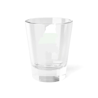 Flag-map of the Ural Republic (Russia) Shot Glass 1.5oz - Go Mug Yourself