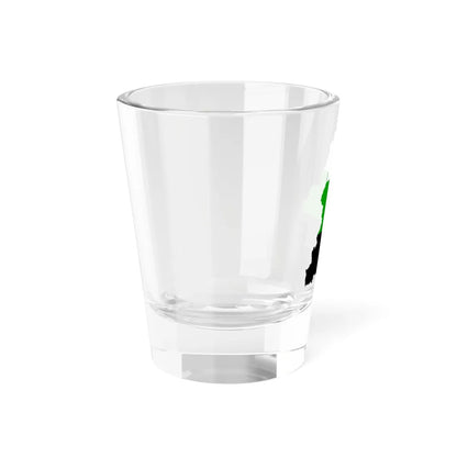 Flag-map of the Ural Republic (Russia) Shot Glass 1.5oz - Go Mug Yourself