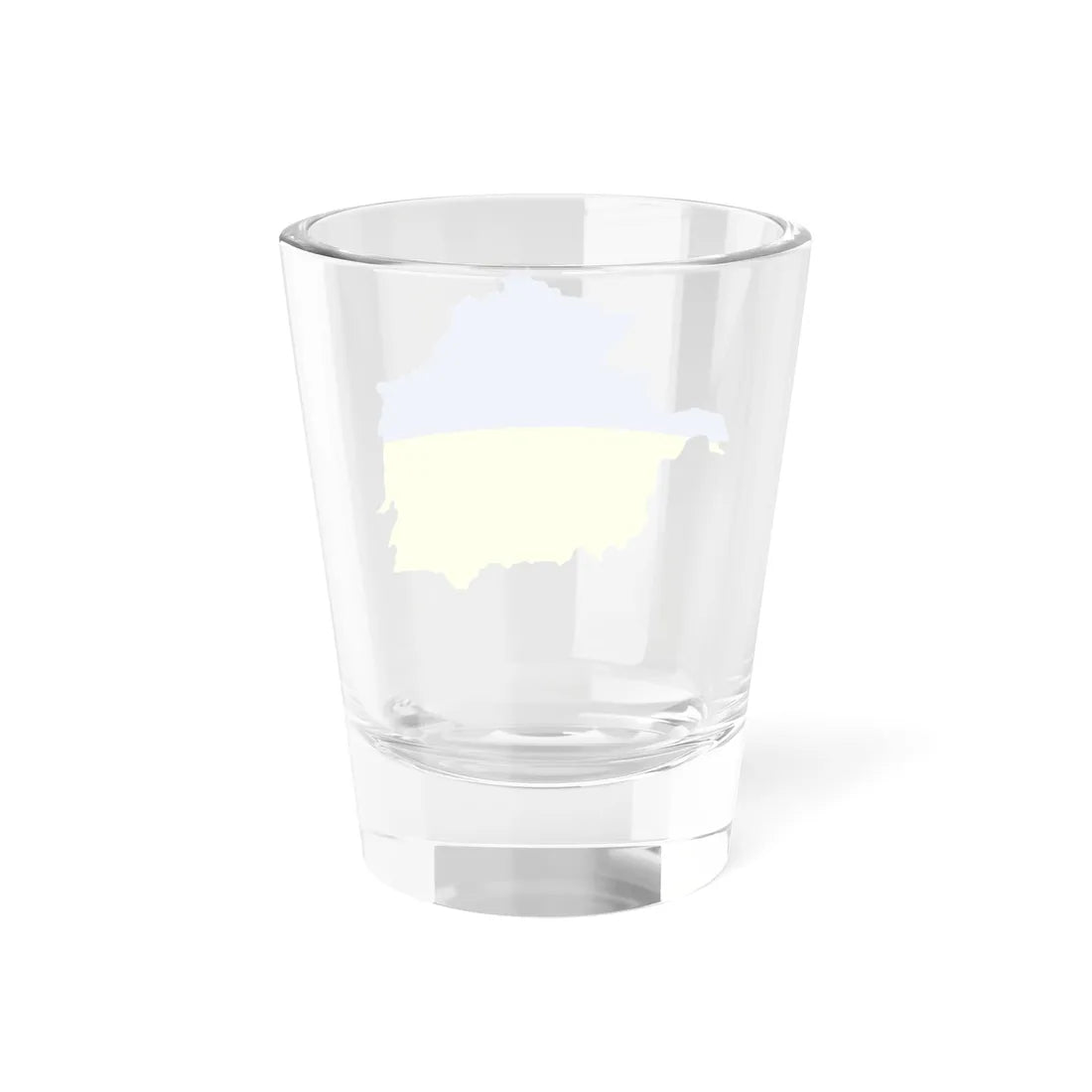Flag-map of the West Ukrainian Peoples Republic (Ukraine) Shot Glass 1.5oz - Go Mug Yourself