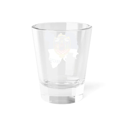 Flag-map of Tolna County (Hungary) Shot Glass 1.5oz - Go Mug Yourself