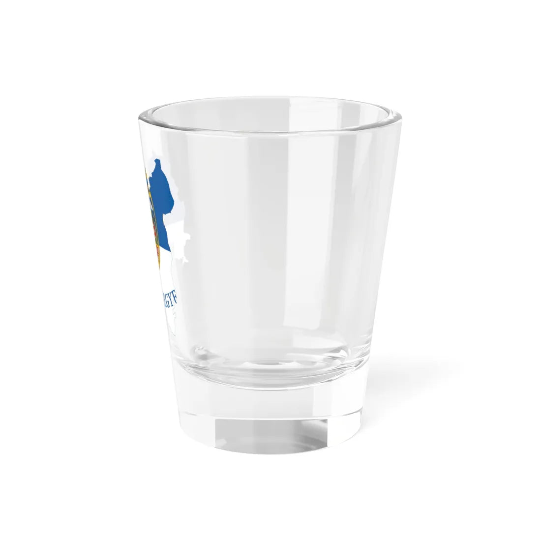 Flag-map of Tolna County (Hungary) Shot Glass 1.5oz - Go Mug Yourself