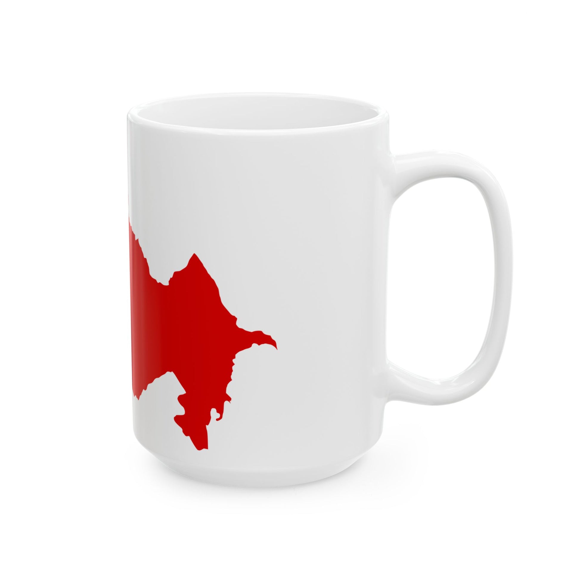 Flag map of Transcaucasian SFSR 1922-1936 (Azerbaijan) White Coffee Mug-Go Mug Yourself