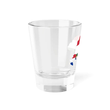 Flag-map of Transleithania 1896-1915 variant (Hungary) Shot Glass 1.5oz - Go Mug Yourself