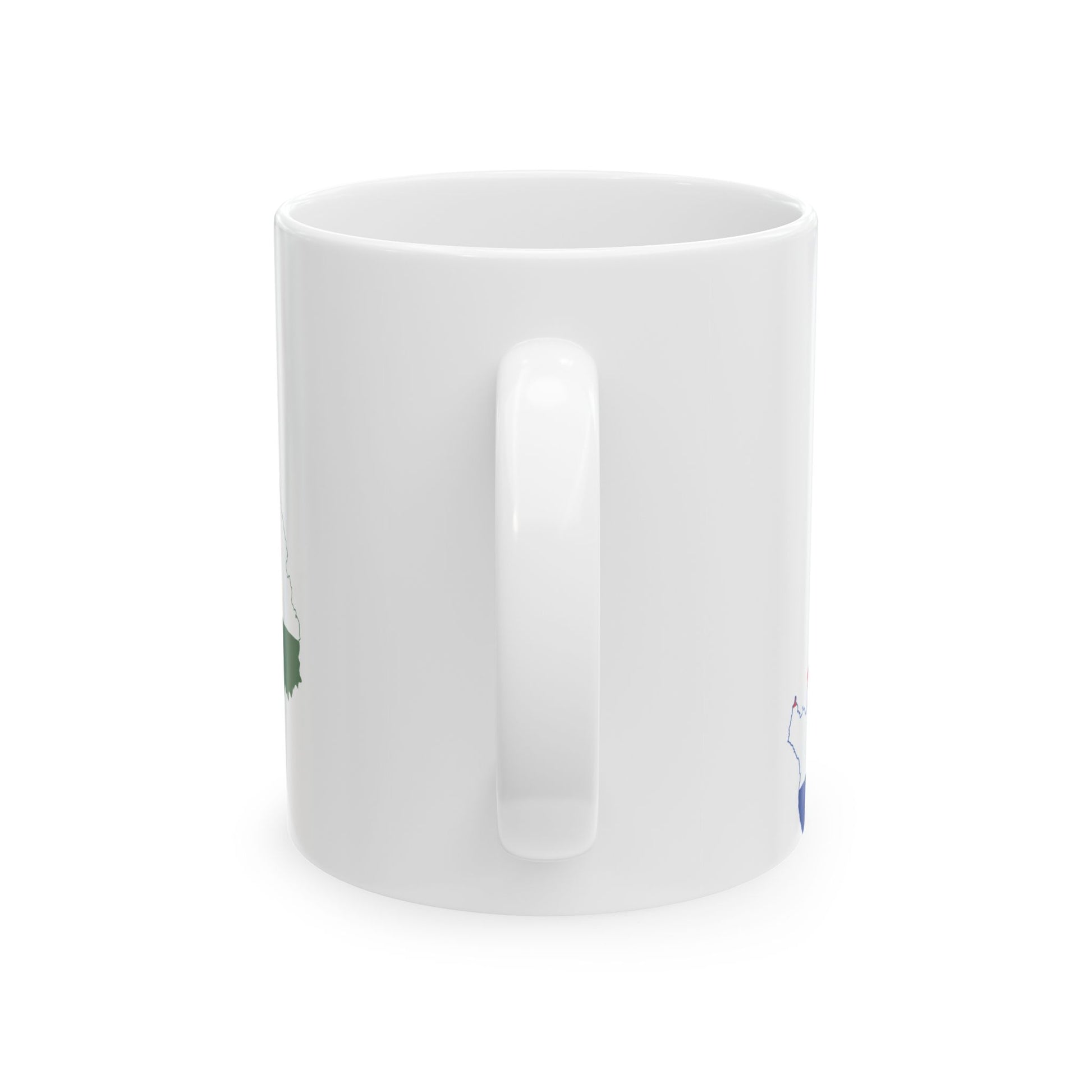 Flag-map of Transleithania 1915-1918 variant (Hungary) White Coffee Mug-Go Mug Yourself