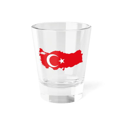 Flag-map of Turkey (Turkey) Shot Glass 1.5oz 1.5oz - Go Mug Yourself