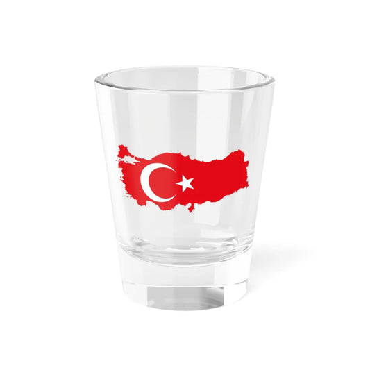 Flag-map of Turkey (Turkey) Shot Glass 1.5oz 1.5oz - Go Mug Yourself
