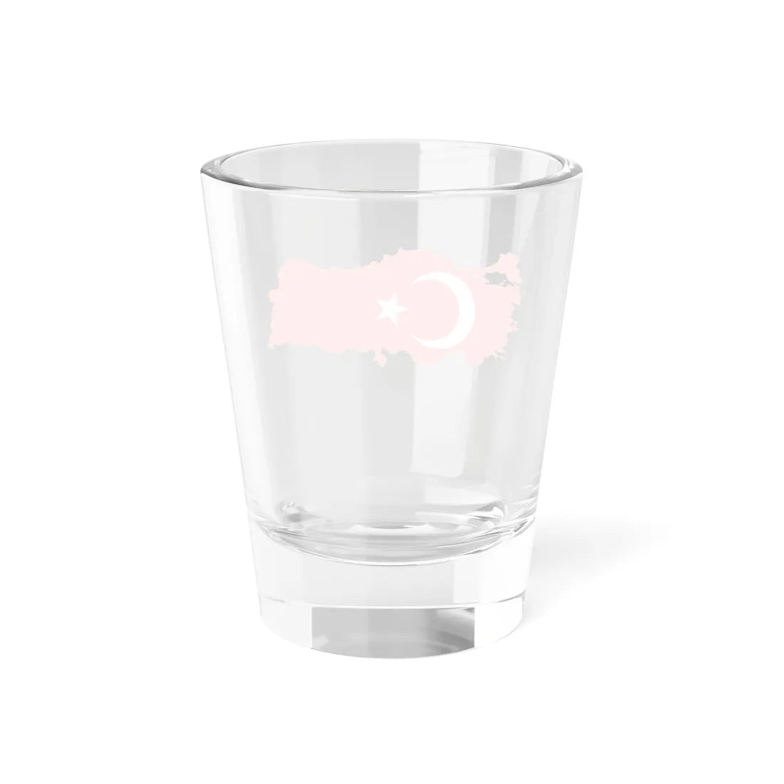 Flag-map of Turkey (Turkey) Shot Glass 1.5oz - Go Mug Yourself