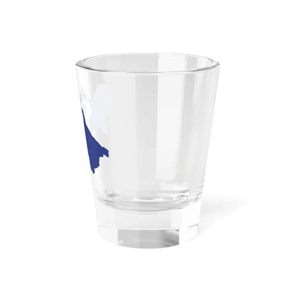 Flag-map of Turkmenistan CIS de facto (Turkmenistan) Shot Glass 1.5oz - Go Mug Yourself